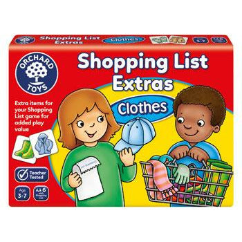 Shopping List Extras - Clothes