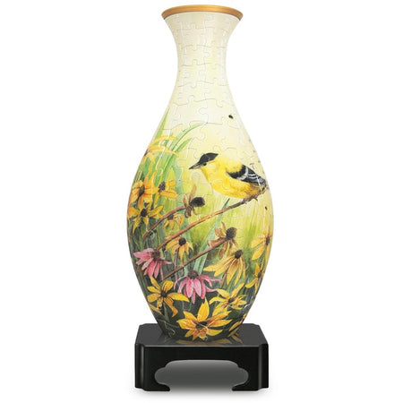 Vase Puzzle, Goldfinches - 160 Pieces