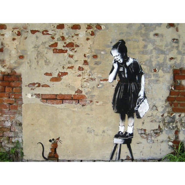 Banksy - Girl on a Stool - 1000 Piece