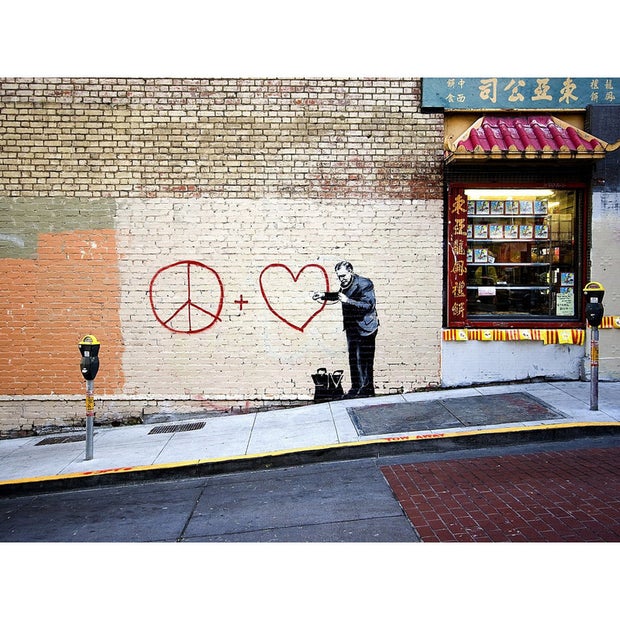 Banksy - Peaceful Hearts Doctor - 1000 Piece