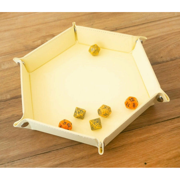 Hex Dice Tray 8" Yellow