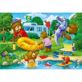 Bear Family Camping Trip - 2x24 Pieces