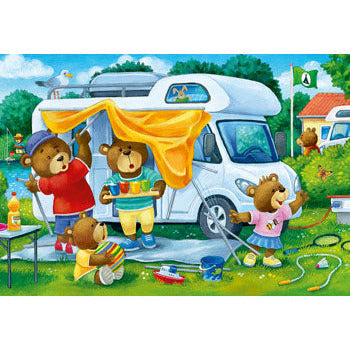 Bear Family Camping Trip - 2x24 Pieces