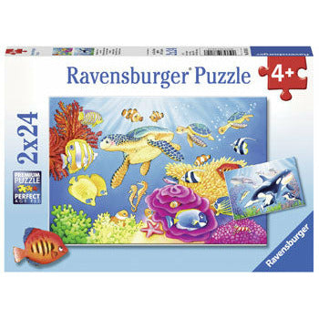 Colourful Underwater World - 2x24 Pieces