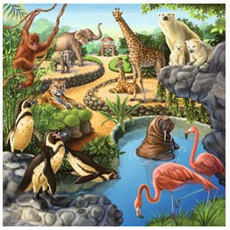 Forest Zoo & Pets - 3x49 Pieces