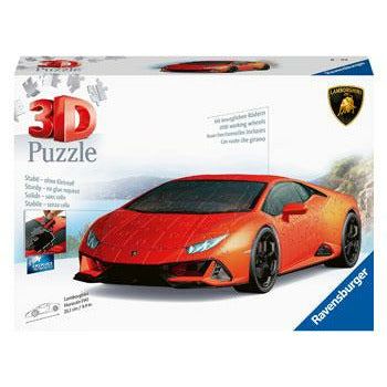 3D Puzzle, Lamborghini Huracán EVO - 108 pieces