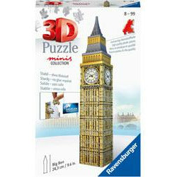 3D Construction, Big Ben Mini - 54 pieces