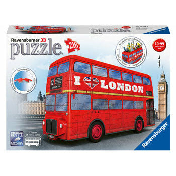3D Puzzle, London Bus - 216 pieces