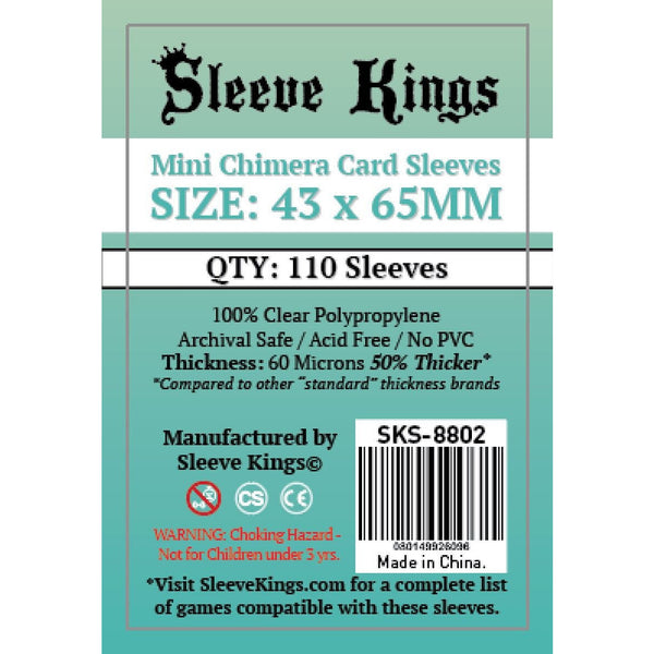Sleeve Kings Board Game Sleeves Mini Chimera (43mm x 65mm) - SKS-8802