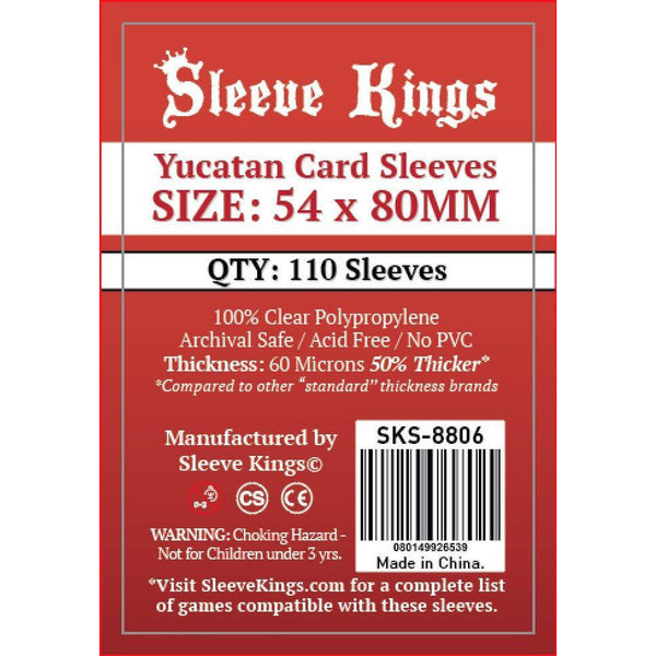 Sleeve Kings Board Game Sleeves (54mm x 80mm) - SKS-8806